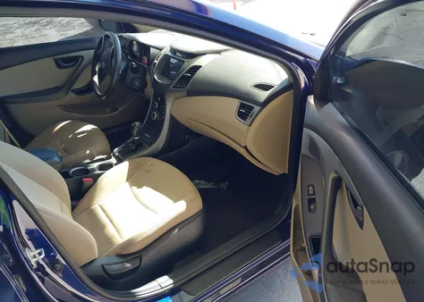 2014 Hyundai Elantra Limited/Se from USA, damaged, VIN 5NPDH4AE7E8481970